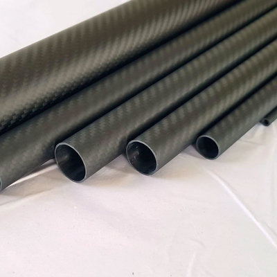 High Stiffness 100% 3K Roll Wrapped Twill Carbon Fiber Round Tube Manufacturer