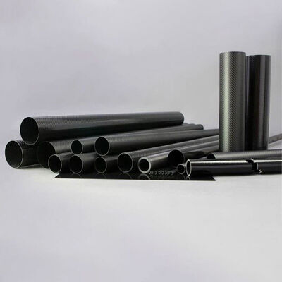 Roll Wrapped Carbon Fiber Tube Glossy Surface 8mm 10mm 12m 14mm 16mm 18mm 20mm 22mm