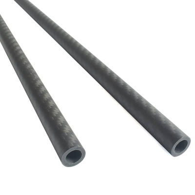 3K Plain Matte Small Diameter Carbon Fiber Tube with Custom Sizes for Industrial and Aerospace Applications