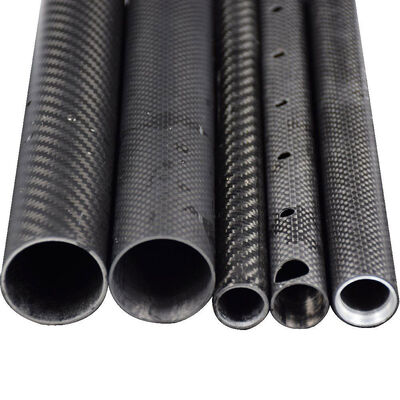 Customizable Wall Thickness, High Stiffness Carbon Fiber Tube for Sports Equipment/Drones/Fishing