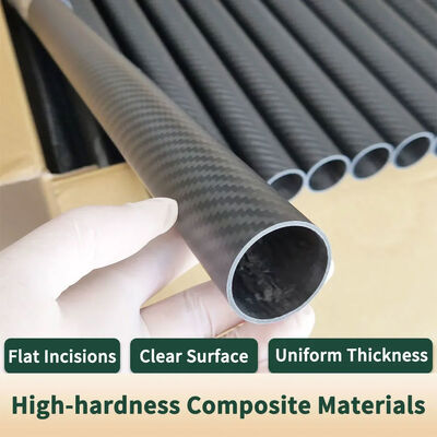100% Pure Carbon Fiber Twill Matte Finish Lightweight 3K Carbon Fiber Tube and Rod