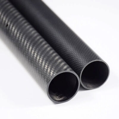 3K Twill Carbon Fiber Round Tube Strong Lightweight Carbon Fiber Pole for Industrial Applications