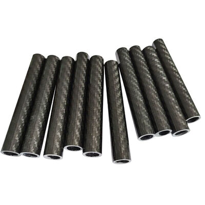 Matte Twill Carbon Fiber Tube with High Strength-to-Weight Ratio and Excellent Fatigue Resistance for Industrial Use