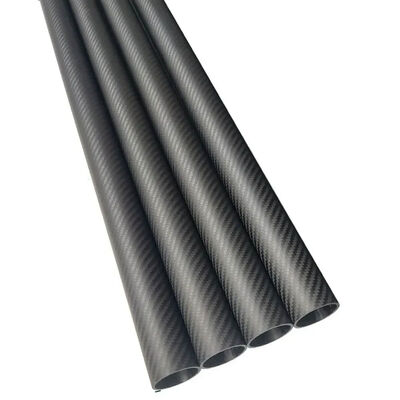 3K Twill Carbon Fiber Tube Ultra Light Composite Pipe for DIY Projects