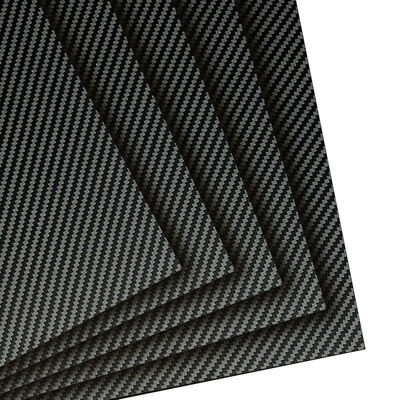 3K Twill Weave Carbon Fiber Plate with High-Gloss Finish and Lightweight Design
