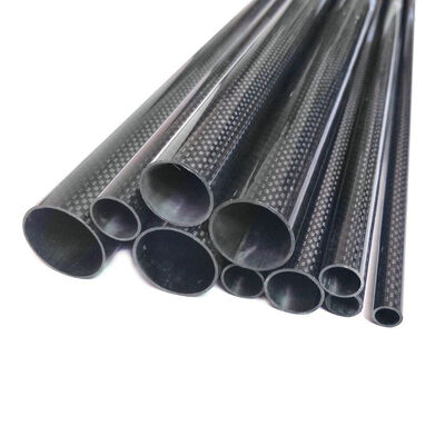 Customized Size 3K High-Gloss Carbon Fiber Tube - High Strength and Light Weight