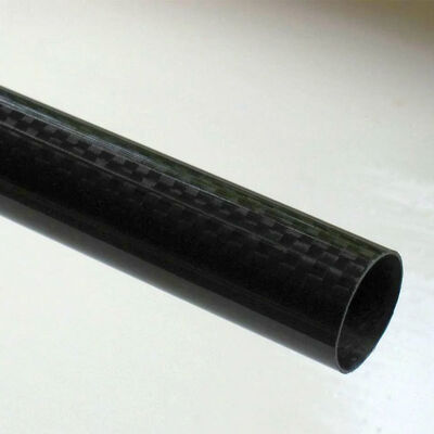 High-Temperature Resistance Durable Surface 3K Plain Weave Matte Carbon Fiber Tube