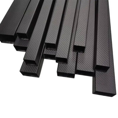 Durable and UV Resistant 3K Carbon Fiber Square and Rectangular Tubes