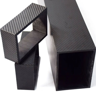 Durable and UV Resistant 3K Carbon Fiber Square and Rectangular Tubes