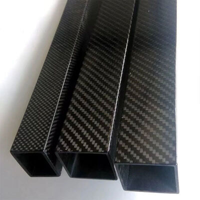 Durable and UV Resistant 3K Carbon Fiber Square and Rectangular Tubes