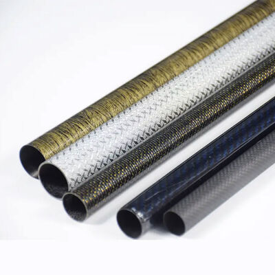 Kevlar Round Tubes (KFRP Round Tube) — Aramid Fiber Wound · Ultra-Tough Impact Resistance · Lightweight Ballistic-Grade