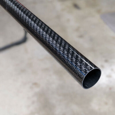 3K Roll-Wrapped Carbon Fiber Hollow Tube with Light Weight and High Strength - 30mm OD x 26mm ID x 500mm