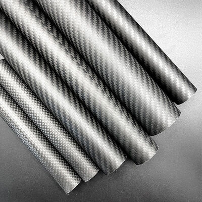 3K Roll-Wrapped Carbon Fiber Hollow Tube with Light Weight and High Strength - 30mm OD x 26mm ID x 500mm