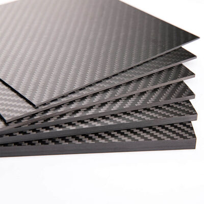 600MM*600MM Carbon Fiber Sheet Plate, Custom Thickness, 3K Twill/Plain Weave CFRP Panel