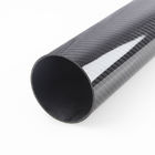 SGS Thick 6.0mm Glossy Carbon Fiber Tube Anti Aging