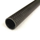 Epoxy Resin Woven Finish Roll Wrapped Carbon Fibre Pipe