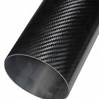 RF Shielding 50mm 3K Twill Carbon Fiber Tube Anti Corrosion