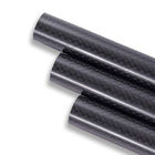 Glossy Surface Roll Wrapped 3K Carbon Fiber Tube For Telescoping Poles