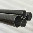 High Modulus Glossy Woven Carbon Fiber Tube Heat Resistance