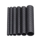 ODM Roll Wrapped Woven Finish Carbon Fiber Tube OD 5mm