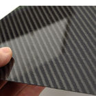 Twill Weave Mechanical Carbon Fiber Flat Sheet 0.5mm Thickness
