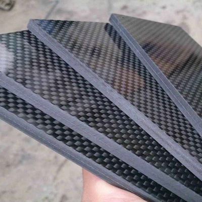 3mm Twill Weave Carbon Fiber Plate Corrosion Resistance For Aerospace