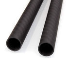 Round 3K Twill Woven Carbon Fiber Tube Roll Wrapped UV Resistant