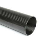 3K Plain Flexibility Carbon Fiber Pole OD 8mm Eco Friendly