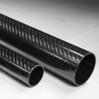 Woven Finish Roll Wrapped 40MM Carbon Fiber Tube High Strength