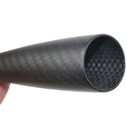 8x6x1000mm 3K Carbon Fiber Tube Roll Wrapped Pultrusion High Strength