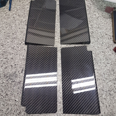 Glossy Carbon Fiber Plate 3mmx200mmx300mm 3K Twill Mirror Finish