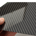 Aging Resistant 0.3mm Carbon Fiber Sheet 3K Twill Glossy Finish