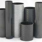 Round Roll Wrapped Carbon Fiber Tube 3K Aging Resistant