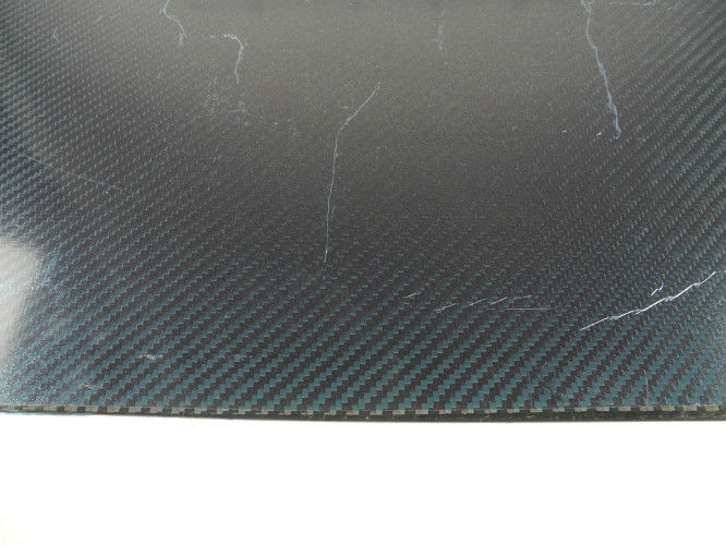 Isotropic Layup Carbon Fiber Plate / Sheeting , 400 * 500mm 1.5mm