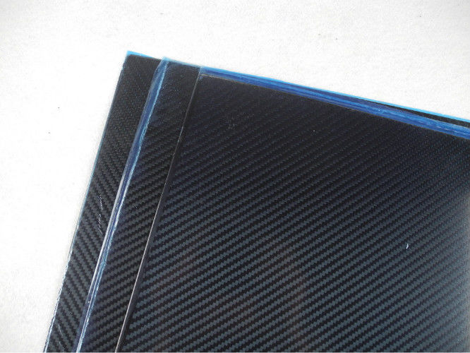 Multi-axle vehicle Sheets Of Carbon Fiber 3K Twill Glossy 2.5mm thickness