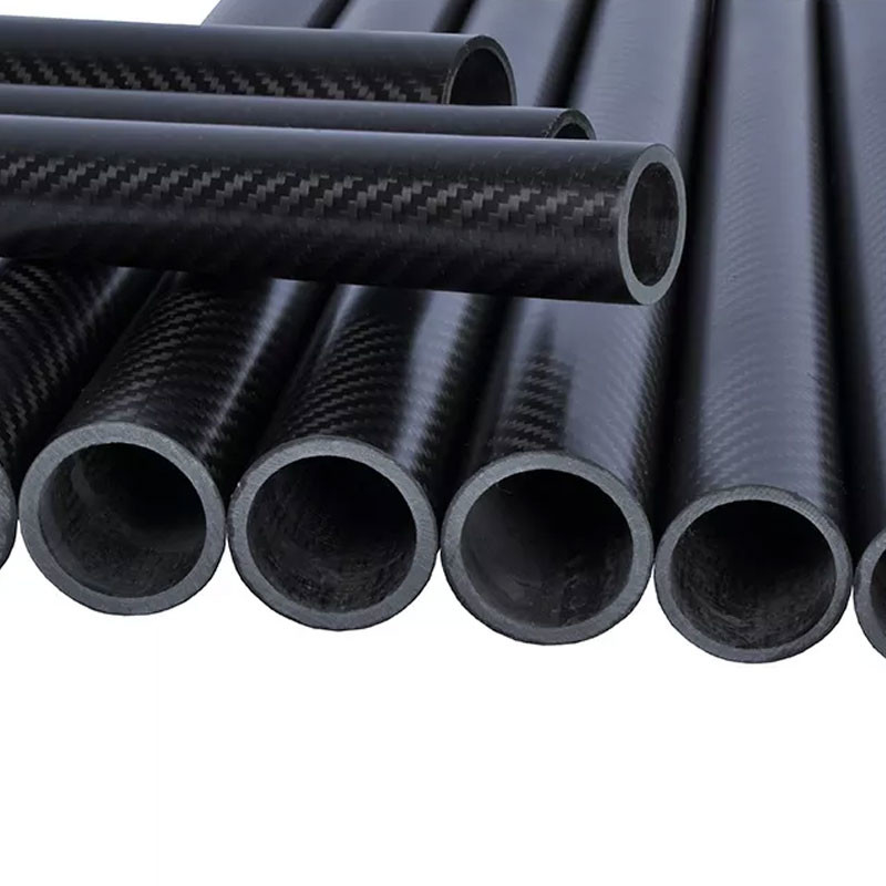 High Pressure Resistance Carbon Fiber Tube Rolled Wrapping 3K CF Tubes