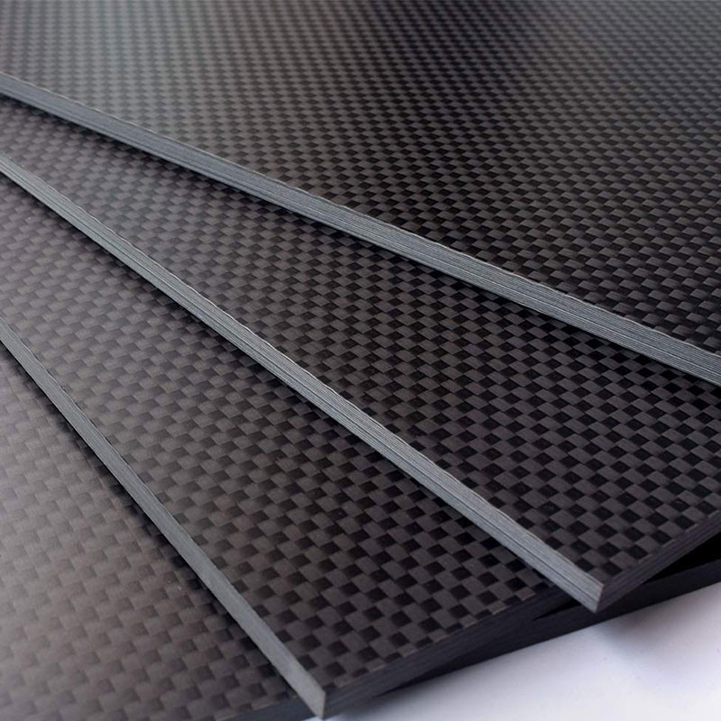 High Modulus 3K Carbon Fiber Plate 200 x 300mm 1mm - 5mm Thickness