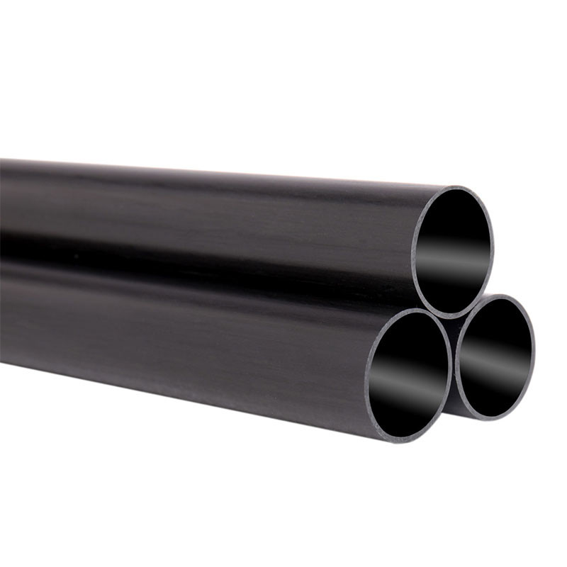 Round / Square Carbon Fiber Tube High Pressure Resistance 0.5mm - 20mm