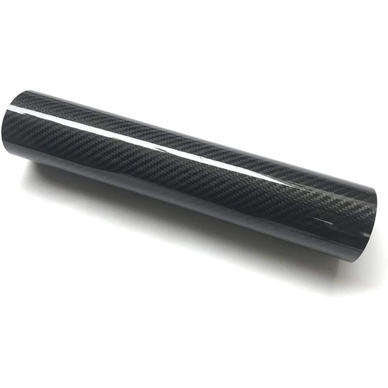 Twill Weave Finish Carbon Fiber Round Tube 500 x 25 x 23mm For Medical