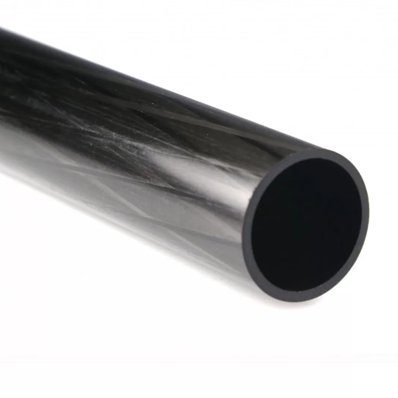 Round Carbon Fibre Tube 32 Mm Diameter 2 Mm Thickness 1000 Mm Length