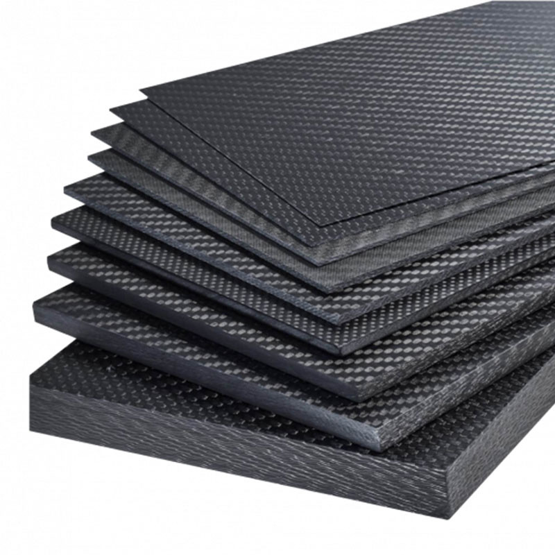 100% 3K Glossy Carbon Fiber Sheet High Temperatures Resistance