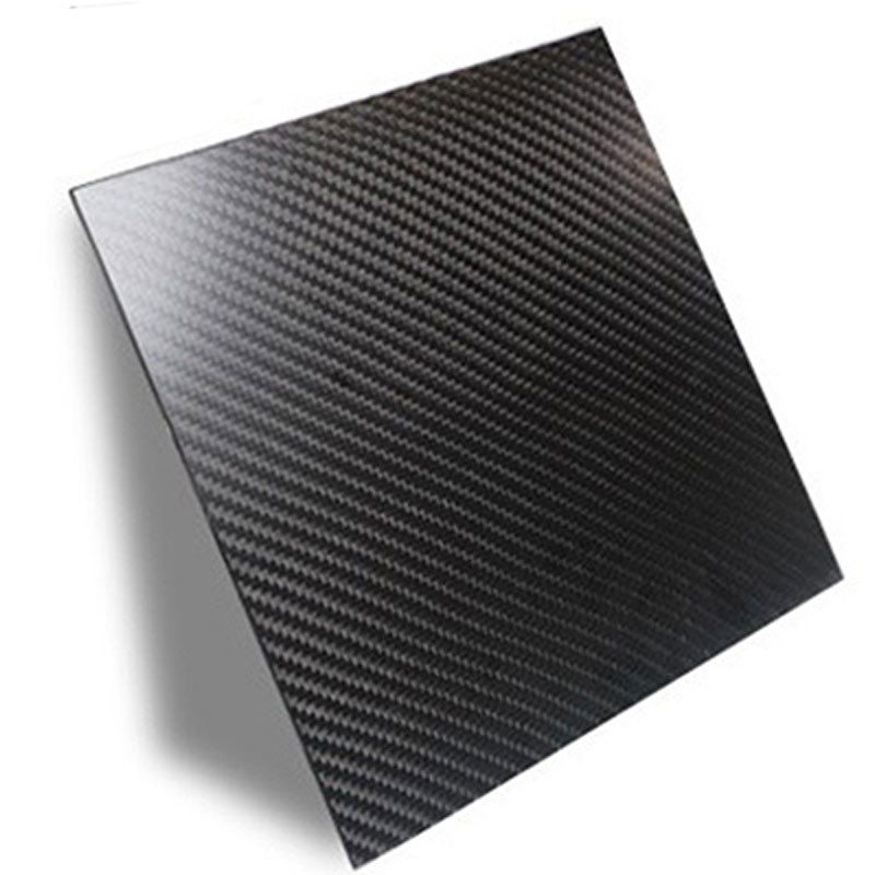 Custom Made Twill Glossy Carbon Fibre Plate Strong Corrosion Resistance