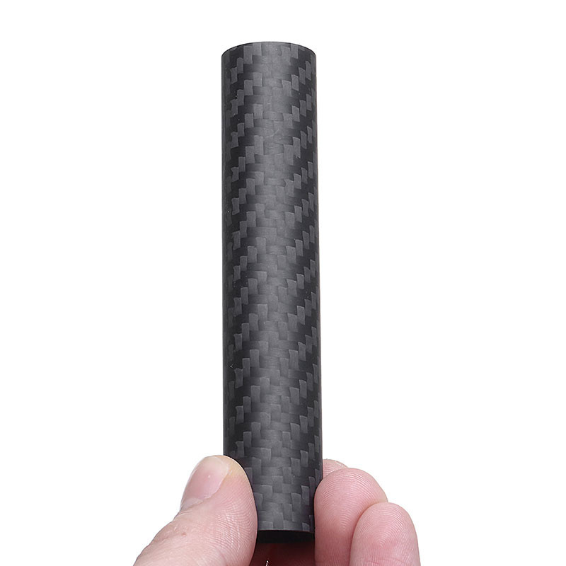 3K Roll Wrapped Carbon Fiber Tubing Twill Matte Finish