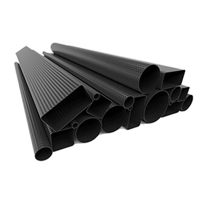 High Strength Low Weight Carbon Fiber Rectangular Tube UV Resistant