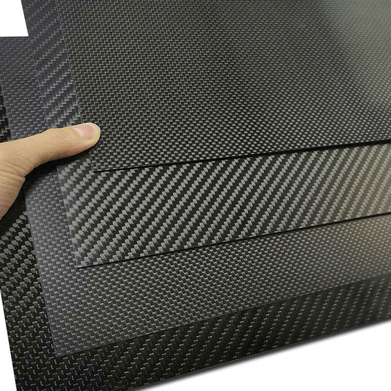 High Composite Hardness Material Anti UV Carbon Fiber Board 0.3 - 6mm