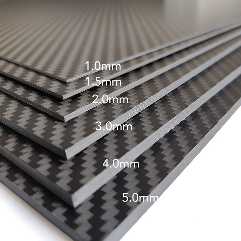 Low Density High Strength Carbon Fiber Sheet Light Weight Rigidity