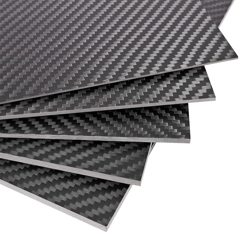 3K Carbon Fiber Plate Sheet 200mm X 300mm X 2mm Thickness Pure Carbon Fiber Board
