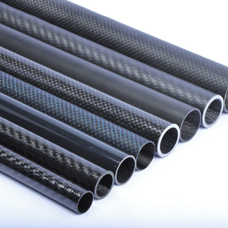 Thick Wall Carbon Fibre Tube Anti Ultraviolet Radiation 3K Woven Finish