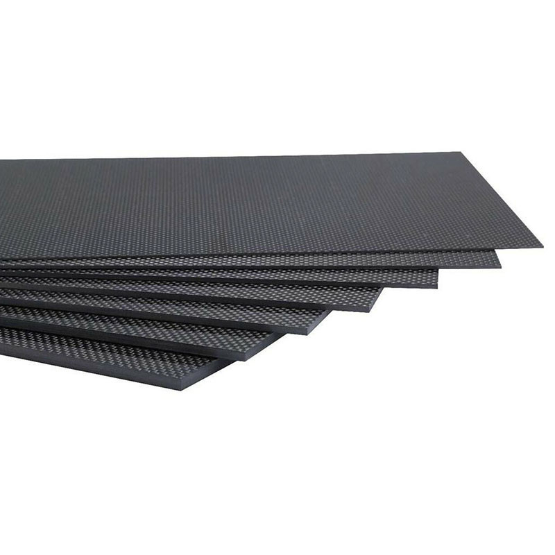 Smooth Custom CNC Carbon Fiber Sheets 3K 10mm Carbon Fiber Panel