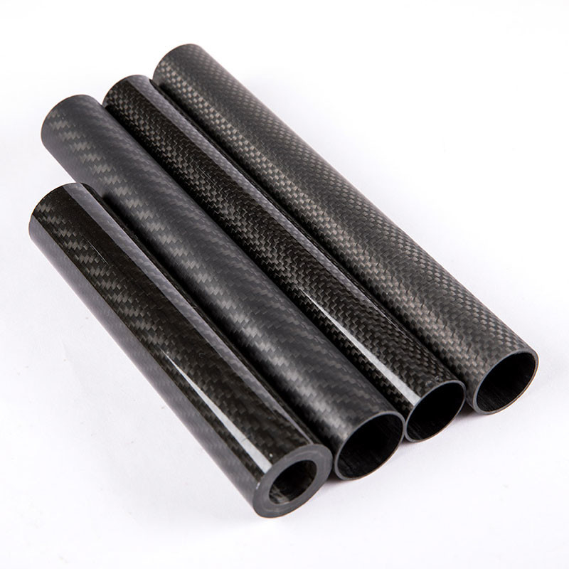 Twill Plain Matte Gloss High Modulus 3K Carbon Fiber Tube High Strength